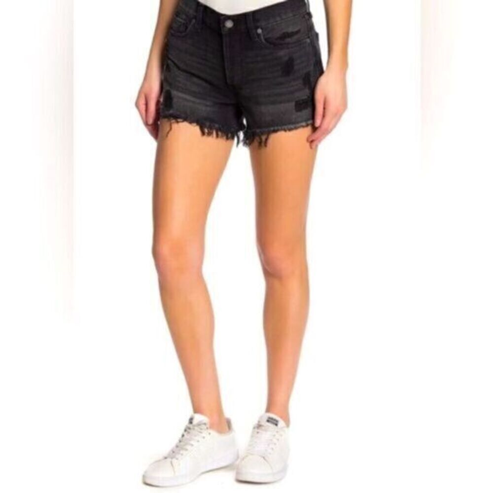 NWT Blank NYC Women’s Washed Black Distressed Cut Off Jean Shorts - Size 26